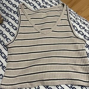 American Eagle Medium extra soft striped tank